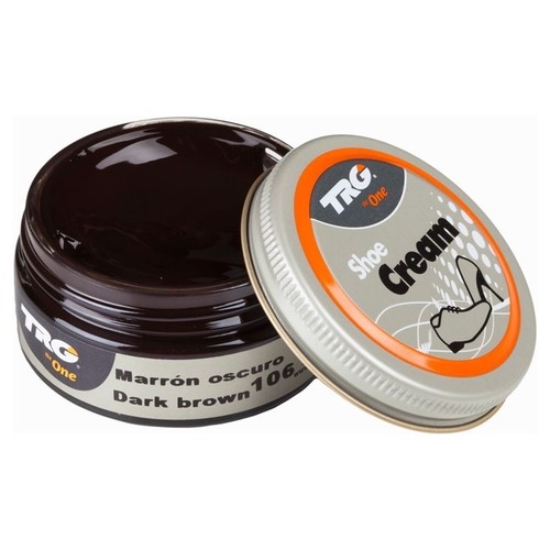 Trg shoe cream dark brown - cream,
