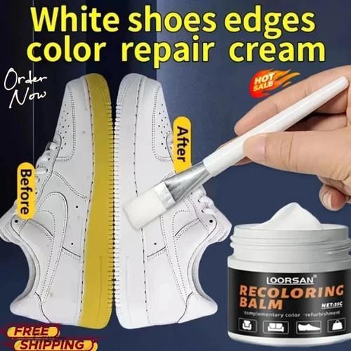 White shoe repair - white,