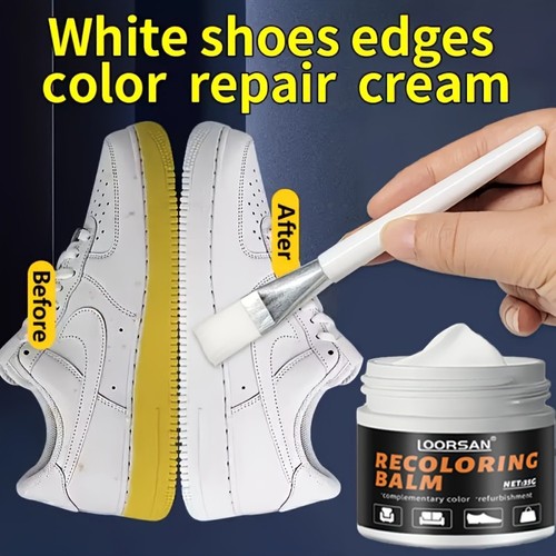 White shoe repair cream - white,