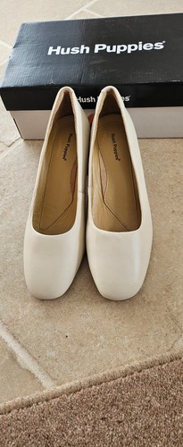 Ladies hush puppies cream - ladies,