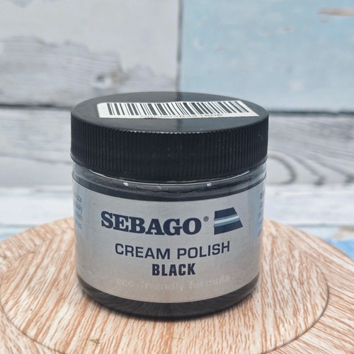 Sebago cream polish - black, 50ml