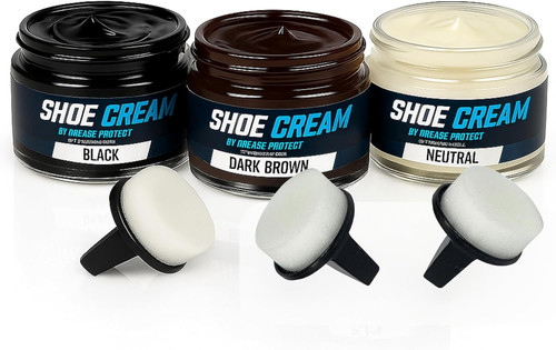 Shoe cream for leather - shoe, shoes