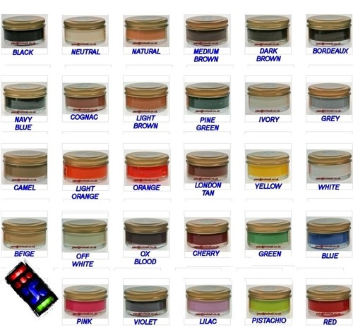 Leather colour cream - cream, balm