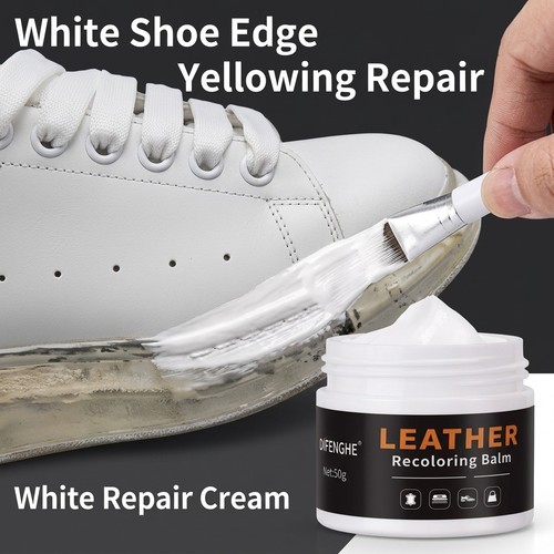 White shoe bagrepair - shoe+bagrepair, cream